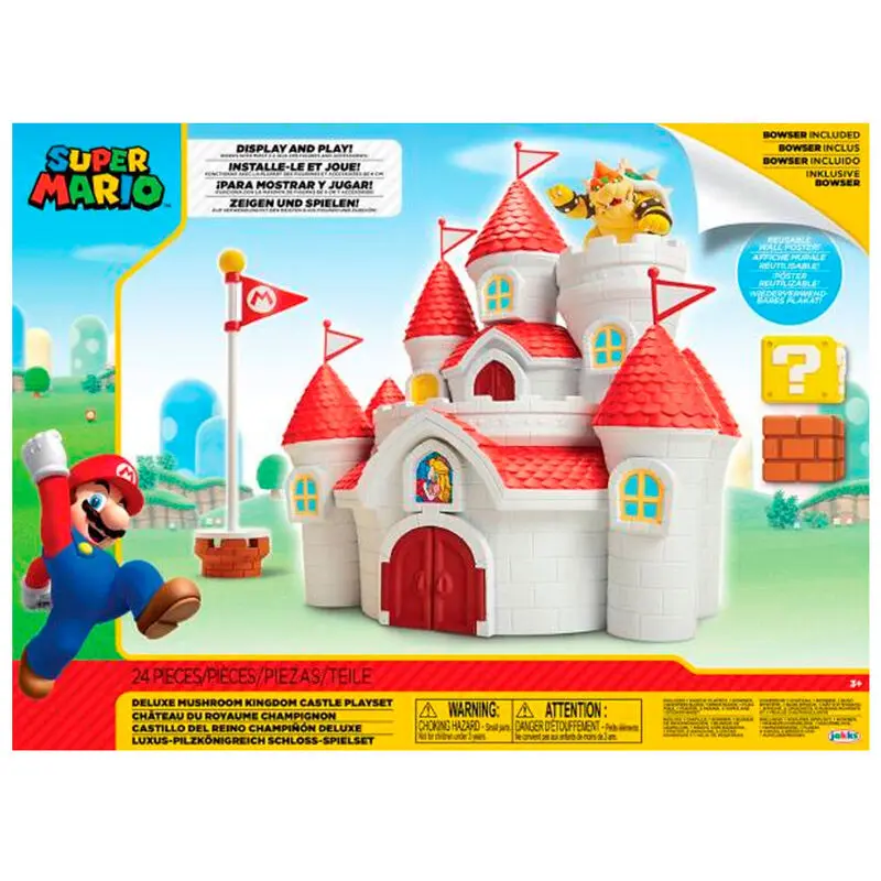 Nintendo Super Mario Mushroom Kingdom Dvorac set za igru fotografija proizvoda