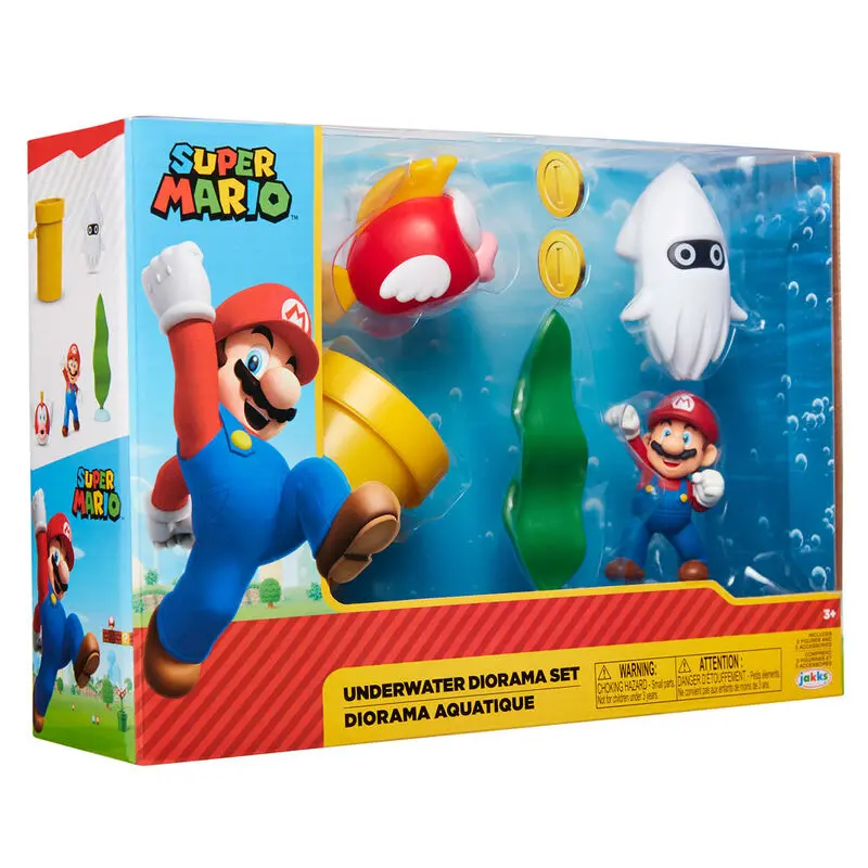 Nintendo Super Mario Underwater diorama set fotografija proizvoda