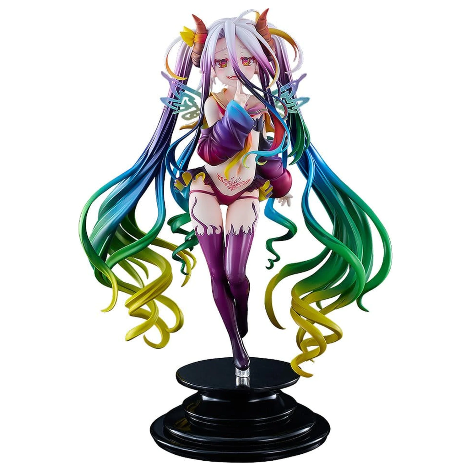 No Game No Life PVC figura 1/7 Black Shiro 26 cm fotografija proizvoda