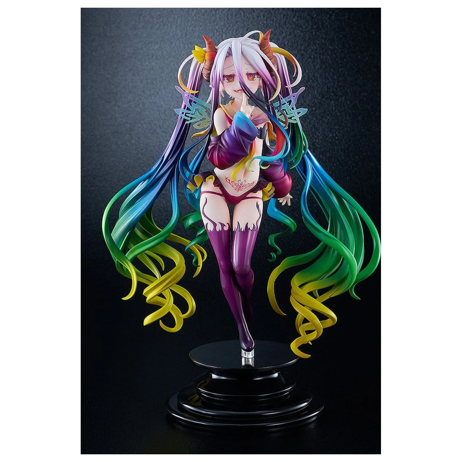 No Game No Life PVC figura 1/7 Black Shiro 26 cm fotografija proizvoda