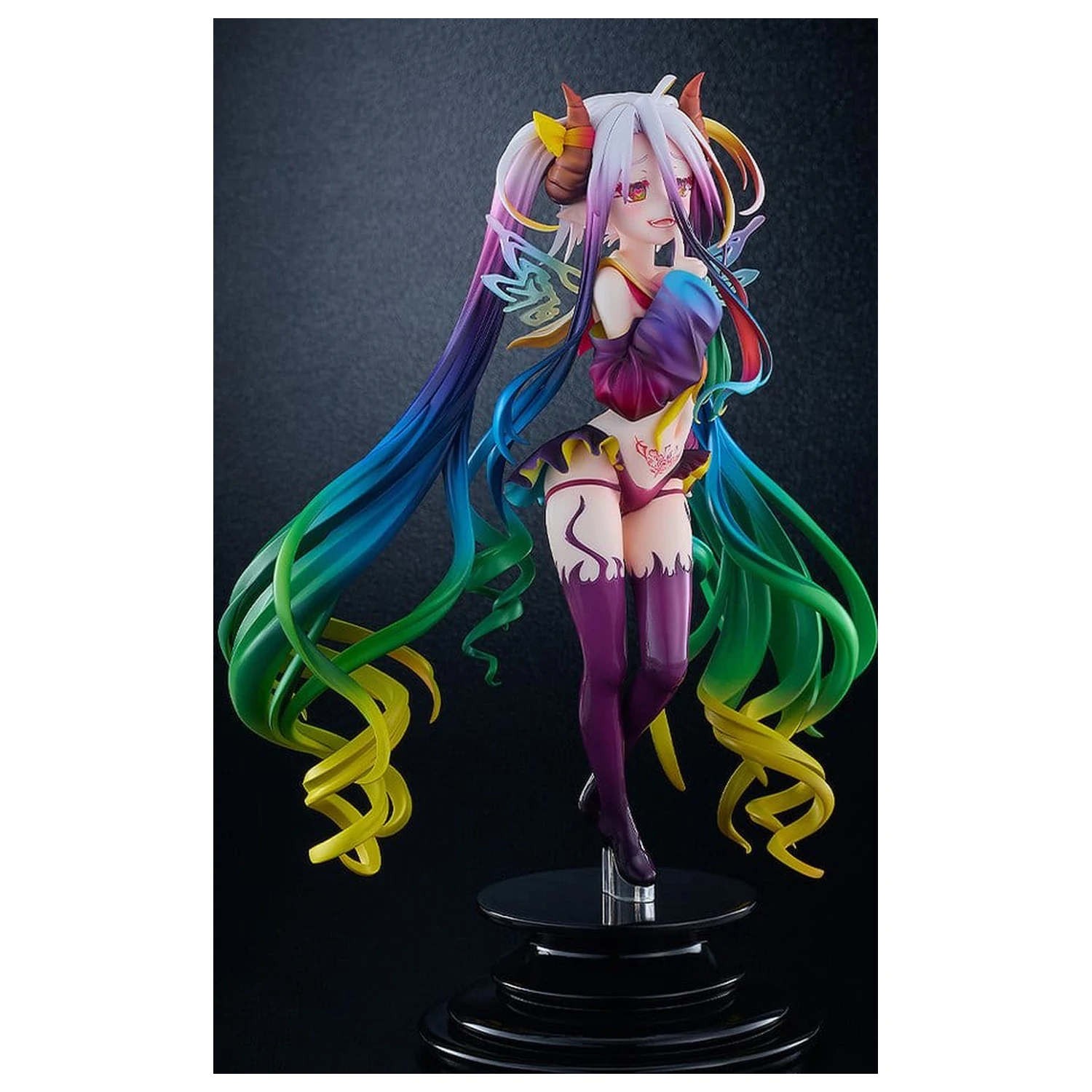 No Game No Life PVC figura 1/7 Black Shiro 26 cm fotografija proizvoda
