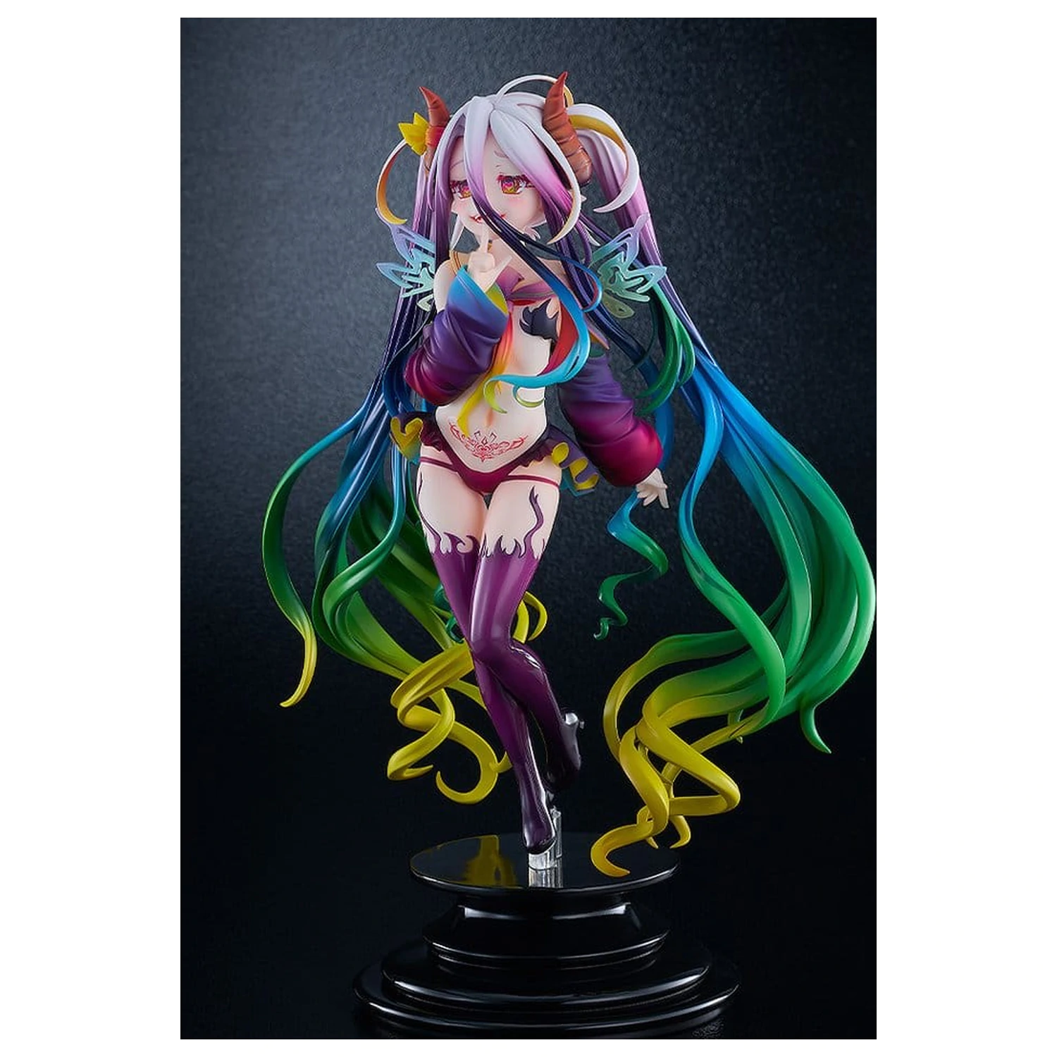 No Game No Life PVC figura 1/7 Black Shiro 26 cm fotografija proizvoda