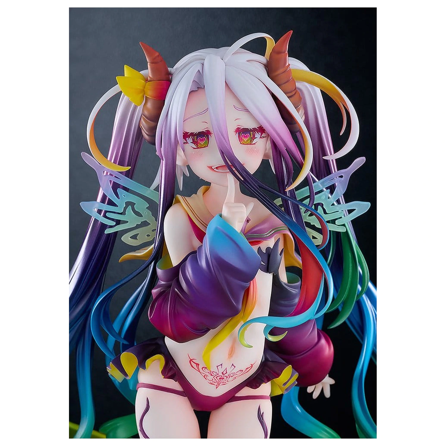 No Game No Life PVC figura 1/7 Black Shiro 26 cm fotografija proizvoda