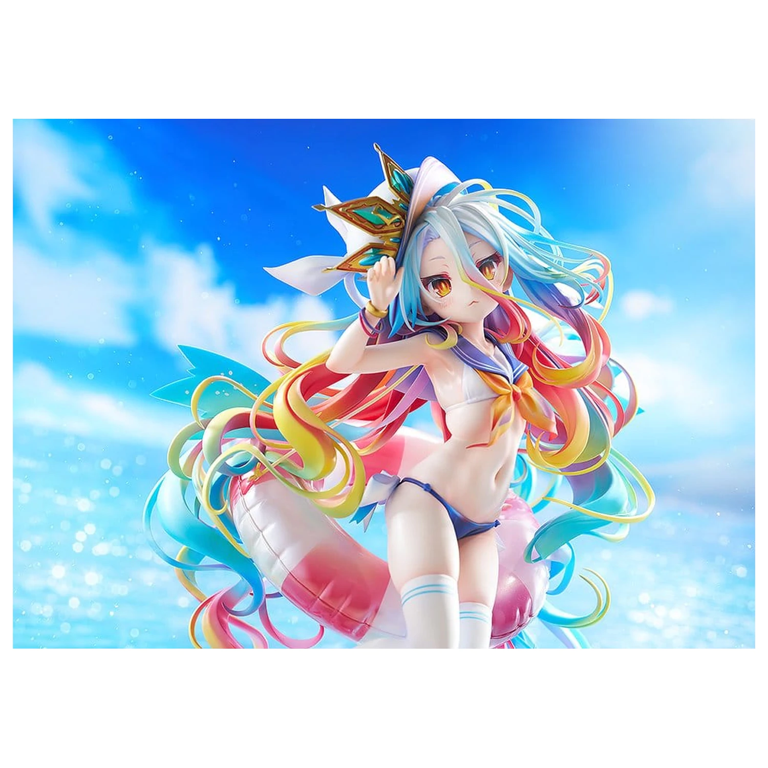 No Game No Life Statua 1/7 Shiro: Sailor-Style Swimsuit Ver. 24 cm fotografija proizvoda
