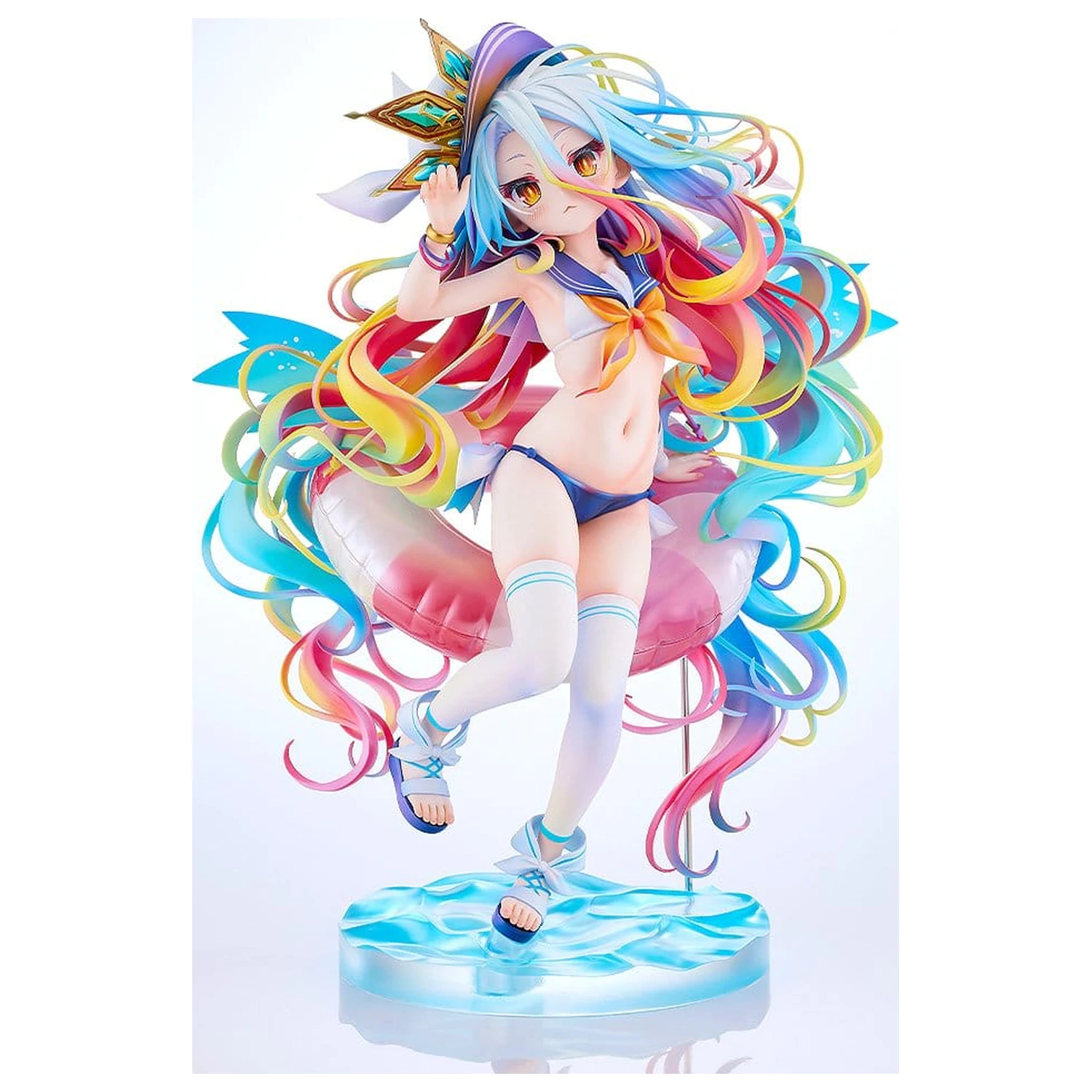 No Game No Life Statua 1/7 Shiro: Sailor-Style Swimsuit Ver. 24 cm fotografija proizvoda