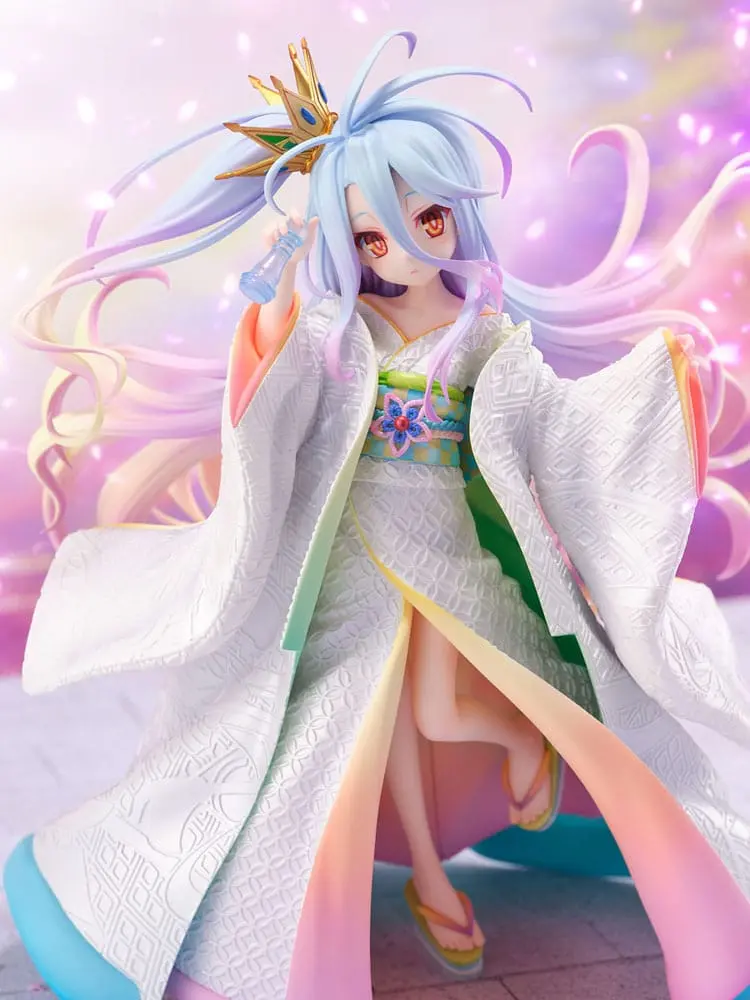 No Game no Life PVC Kip 1/7 Shiro -Shiromuku- 23 cm fotografija proizvoda