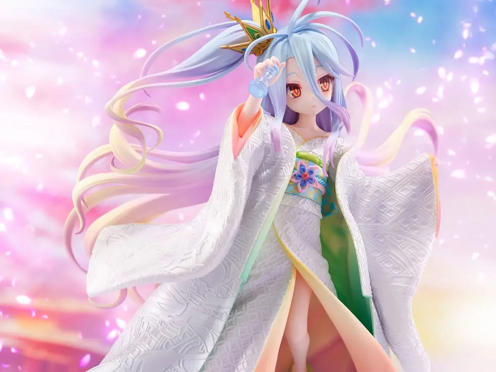No Game no Life PVC Kip 1/7 Shiro -Shiromuku- 23 cm fotografija proizvoda