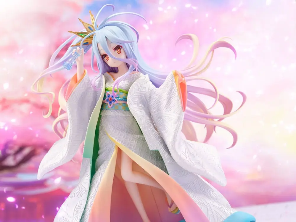 No Game no Life PVC Kip 1/7 Shiro -Shiromuku- 23 cm fotografija proizvoda