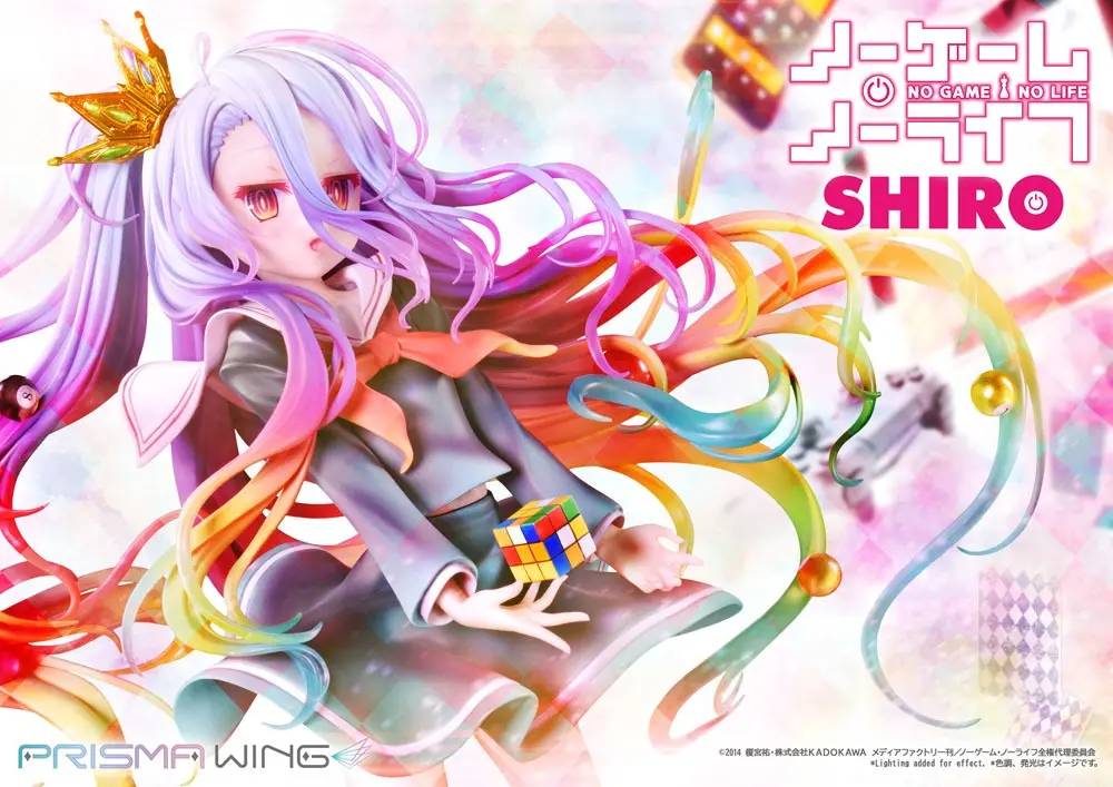 No Game No Life Prisma Wing PVC Kip 1/7 Shiro 27 cm fotografija proizvoda