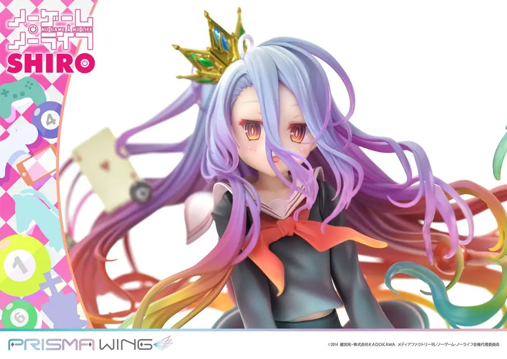 No Game No Life Prisma Wing PVC Kip 1/7 Shiro 27 cm fotografija proizvoda