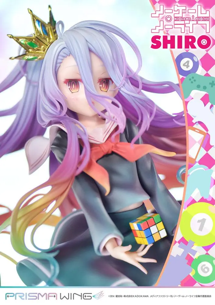 No Game No Life Prisma Wing PVC Kip 1/7 Shiro 27 cm fotografija proizvoda