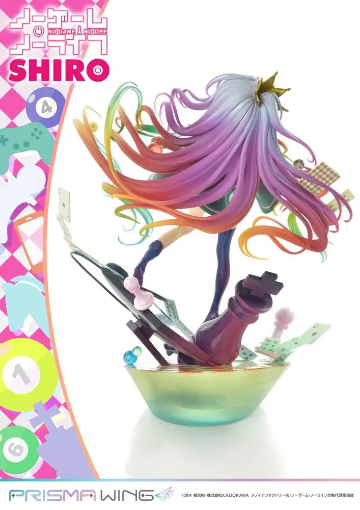 No Game No Life Prisma Wing PVC Kip 1/7 Shiro 27 cm fotografija proizvoda