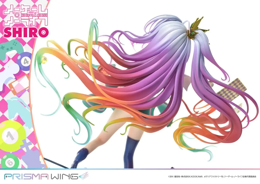 No Game No Life Prisma Wing PVC Kip 1/7 Shiro 27 cm fotografija proizvoda