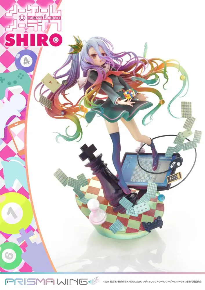 No Game No Life Prisma Wing PVC Kip 1/7 Shiro 27 cm fotografija proizvoda