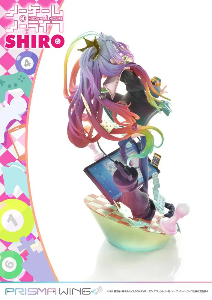 No Game No Life Prisma Wing PVC Kip 1/7 Shiro 27 cm fotografija proizvoda