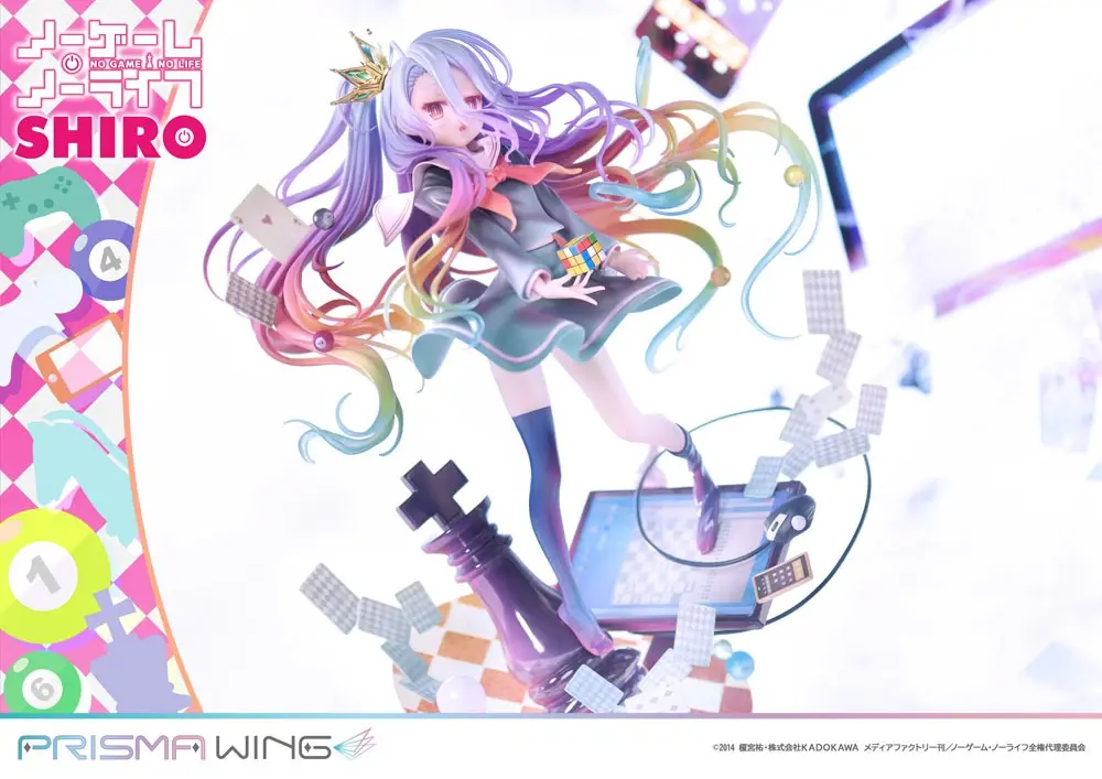 No Game No Life Prisma Wing PVC Kip 1/7 Shiro 27 cm fotografija proizvoda