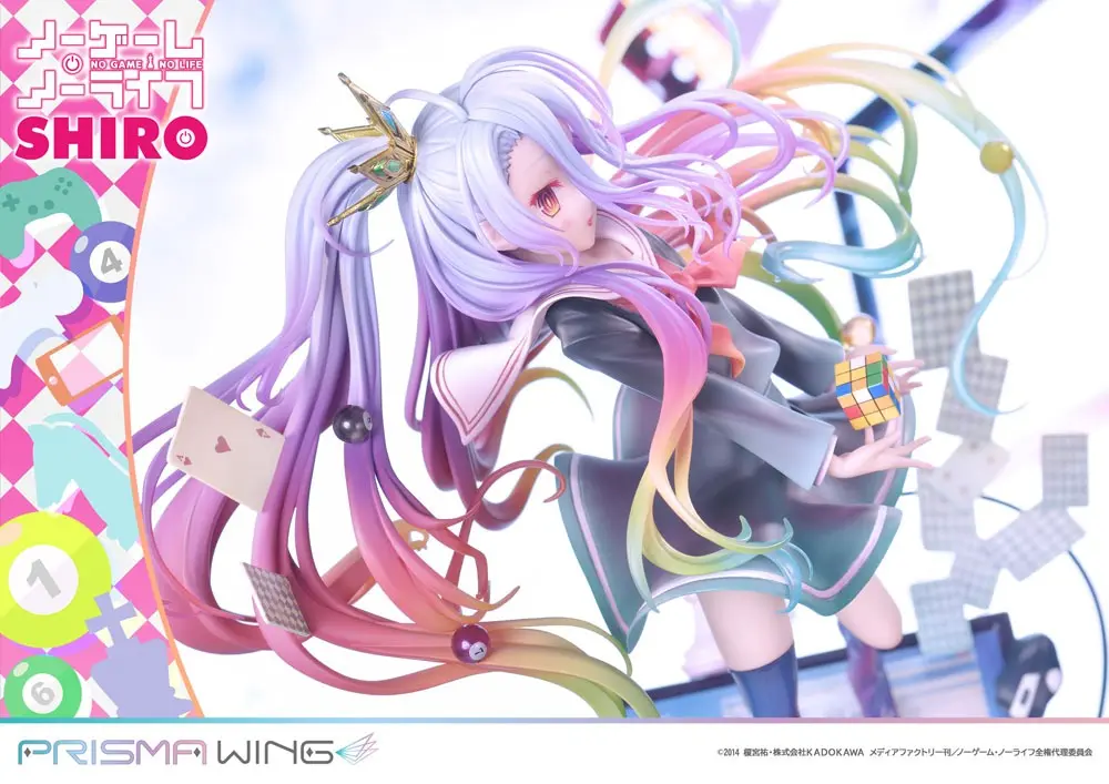 No Game No Life Prisma Wing PVC Kip 1/7 Shiro 27 cm fotografija proizvoda