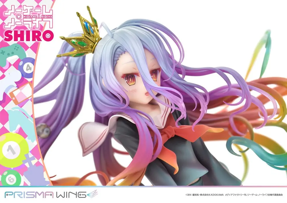 No Game No Life Prisma Wing PVC Kip 1/7 Shiro 27 cm fotografija proizvoda