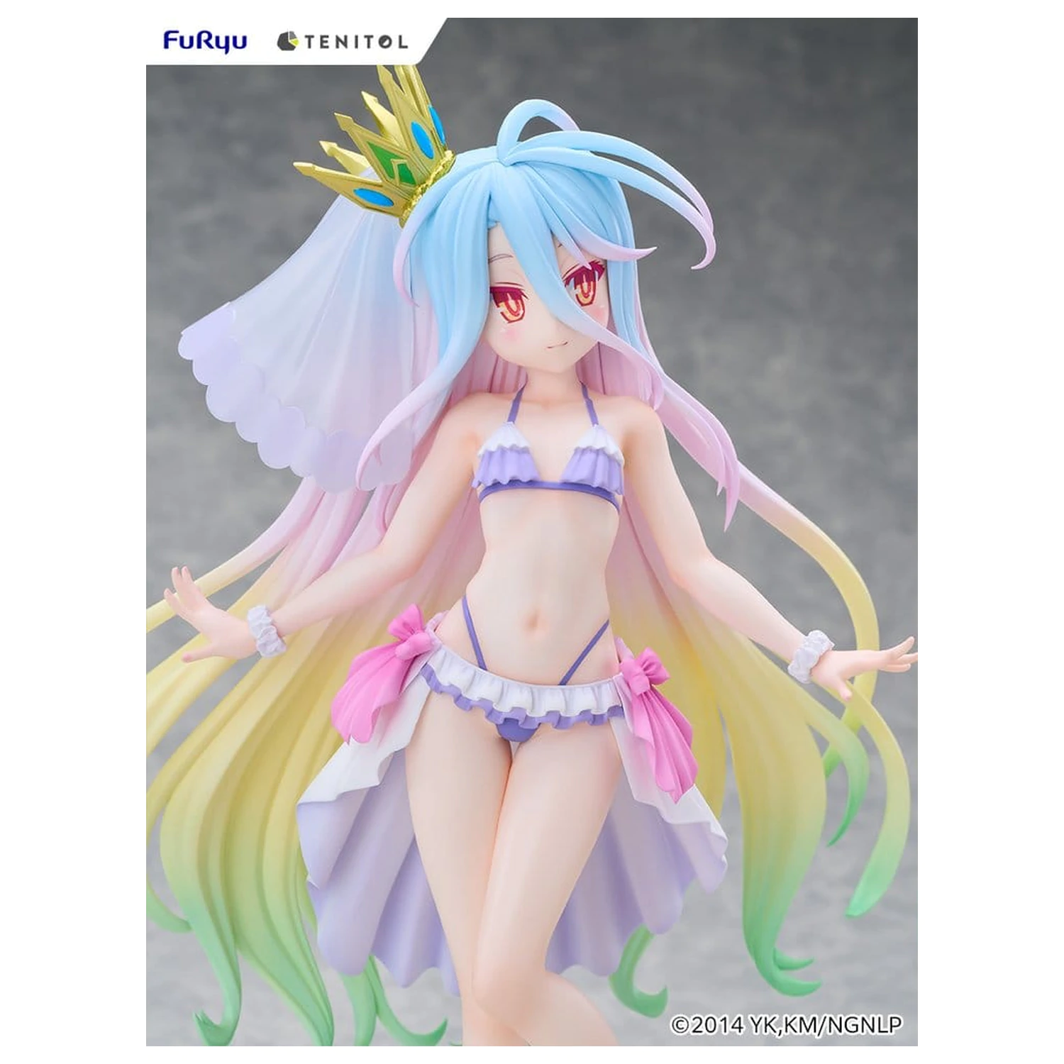 No Game No Life Tenitol Visoka PVC figura Shiro u kupaćem kostimu haljini Ver. 29 cm fotografija proizvoda