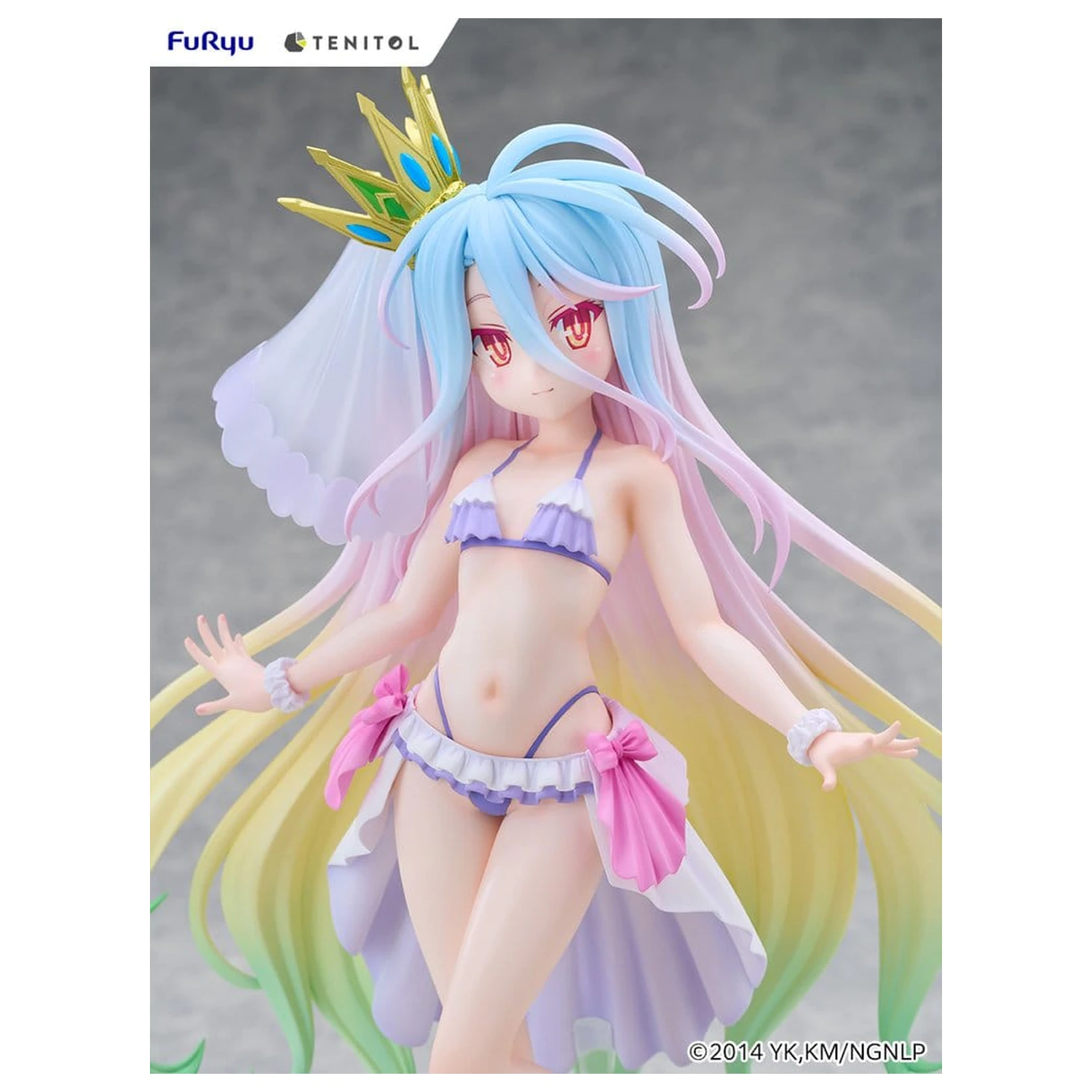 No Game No Life Tenitol Visoka PVC figura Shiro u kupaćem kostimu haljini Ver. 29 cm fotografija proizvoda