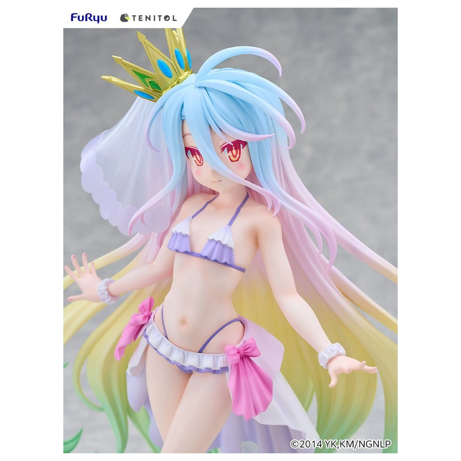 No Game No Life Tenitol Visoka PVC figura Shiro u kupaćem kostimu haljini Ver. 29 cm fotografija proizvoda