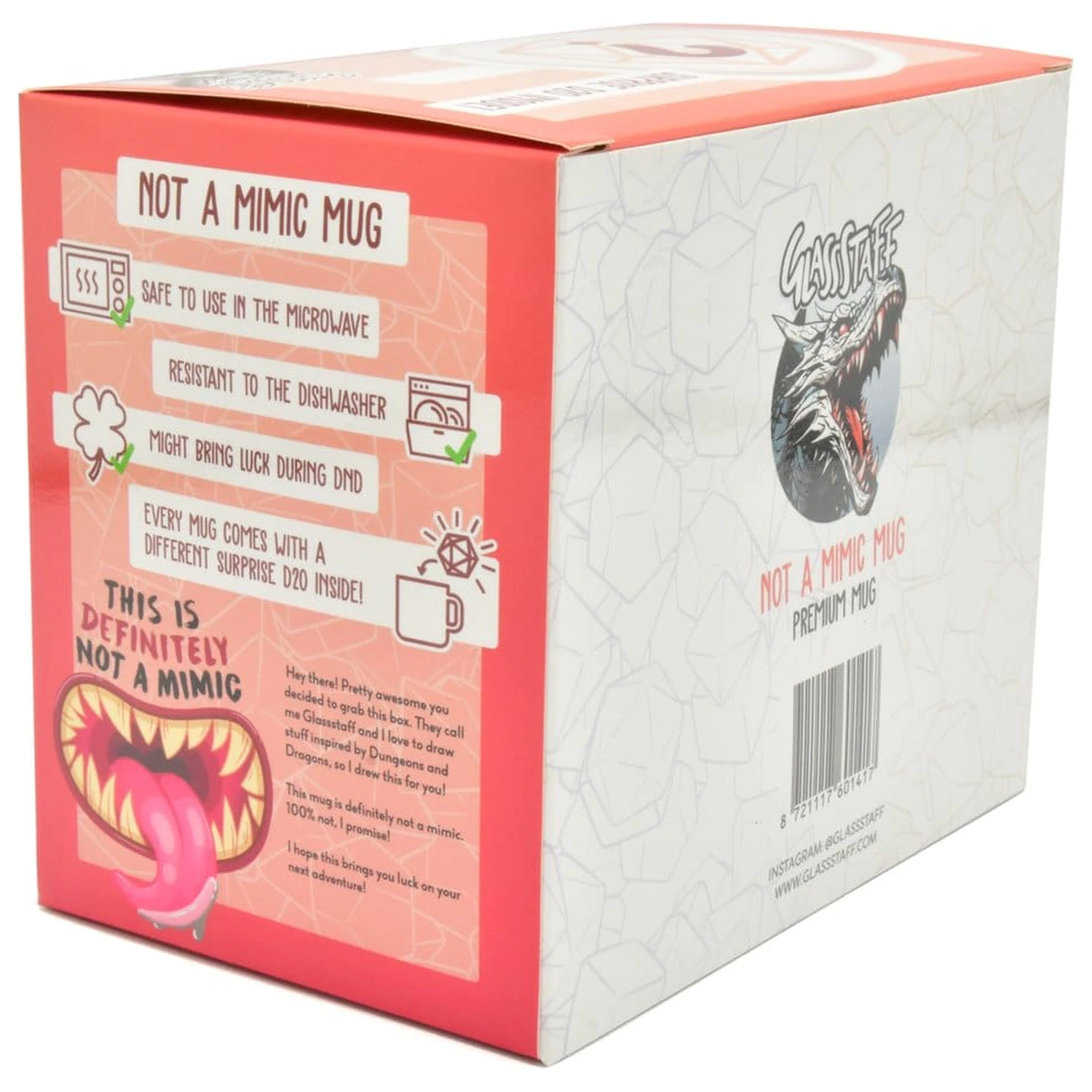 Not a Mimic Poklon set šalica i kocka D20 fotografija proizvoda