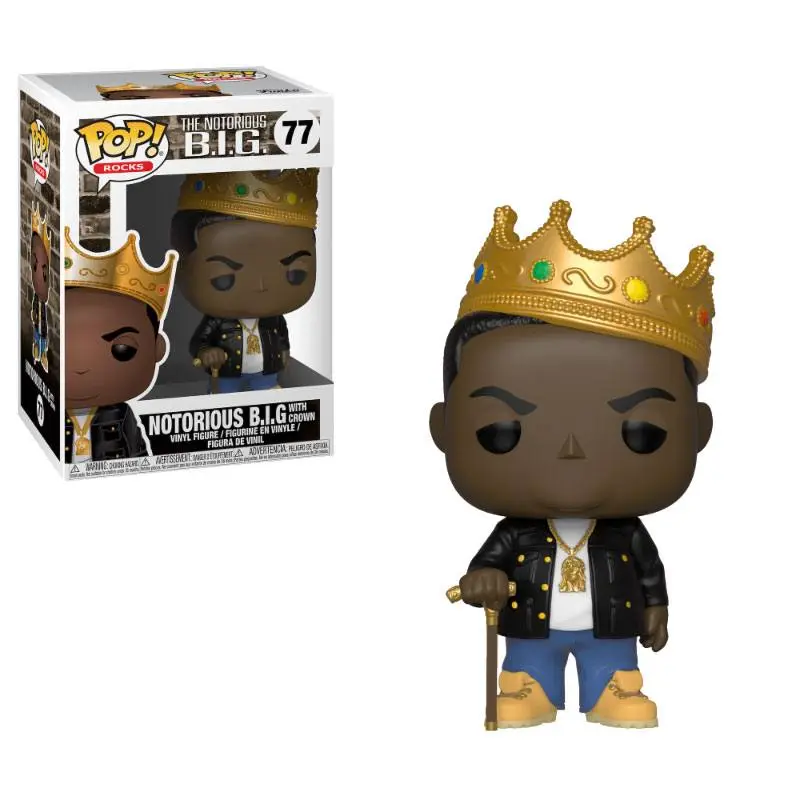 Notorious B.I.G. POP! Rocks vinilna figura Notorious B.I.G. s krunom 9 cm fotografija proizvoda