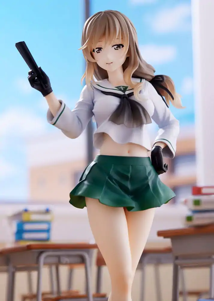 Oarai Girls High PVC Kip 1/7 Chiyo Shimada 25 cm fotografija proizvoda