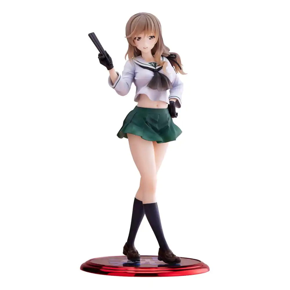 Oarai Girls High PVC Kip 1/7 Chiyo Shimada 25 cm fotografija proizvoda