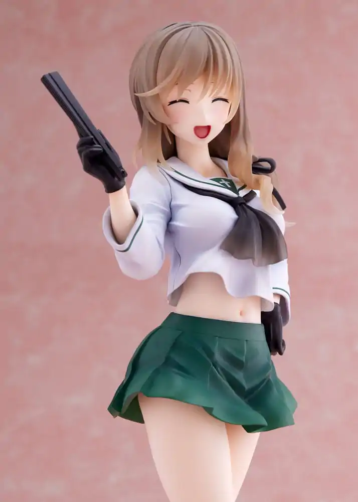 Oarai Girls High PVC Kip 1/7 Chiyo Shimada 25 cm fotografija proizvoda