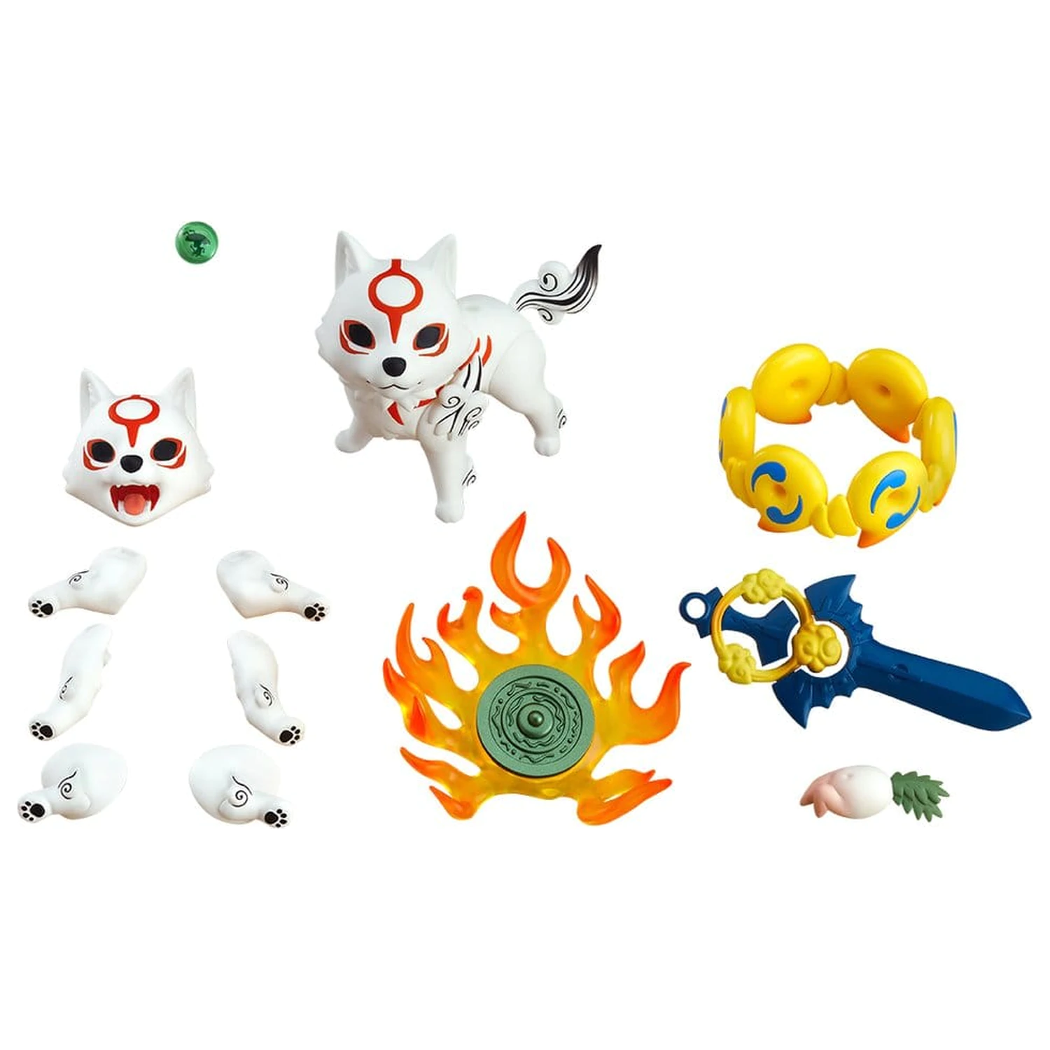 Okami Nendoroid akcijska figura Amaterasu DX Ver. 10 cm fotografija proizvoda