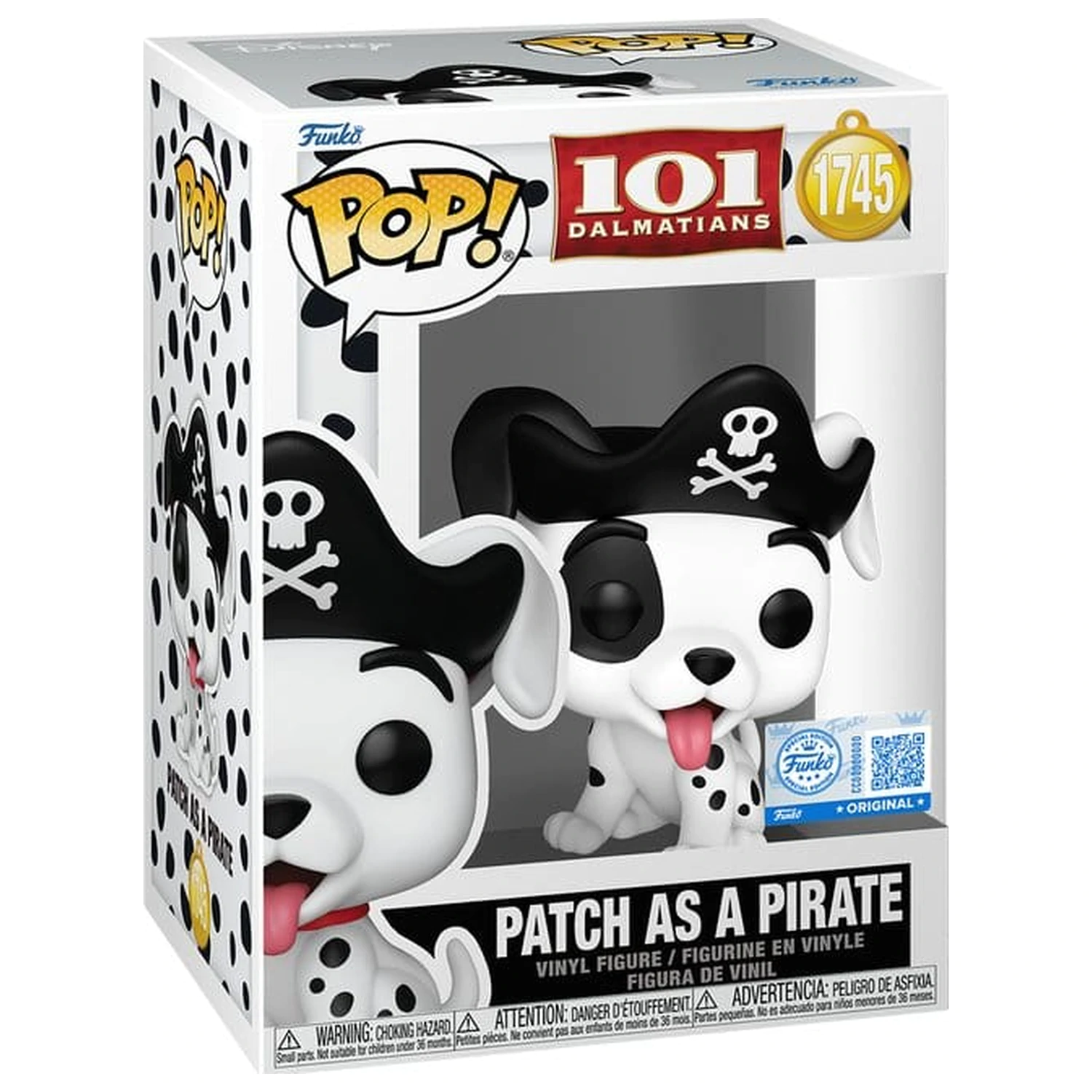 One Hundred and One Dalmatians Funko POP! figura Patch (Pirate Costume) 9 cm fotografija proizvoda