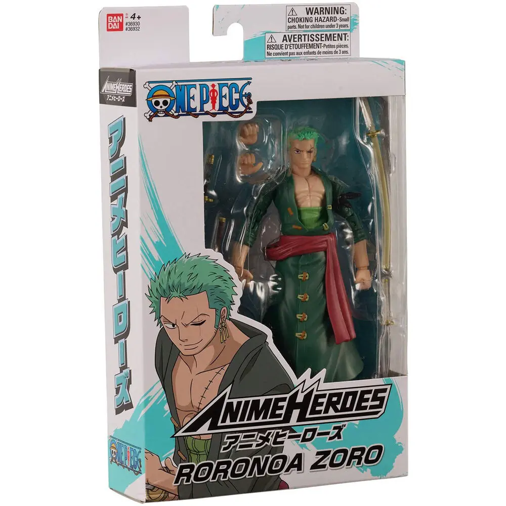 One Piece Anime Heroes Monkey Roronoa Zoro figura 17 cm fotografija proizvoda
