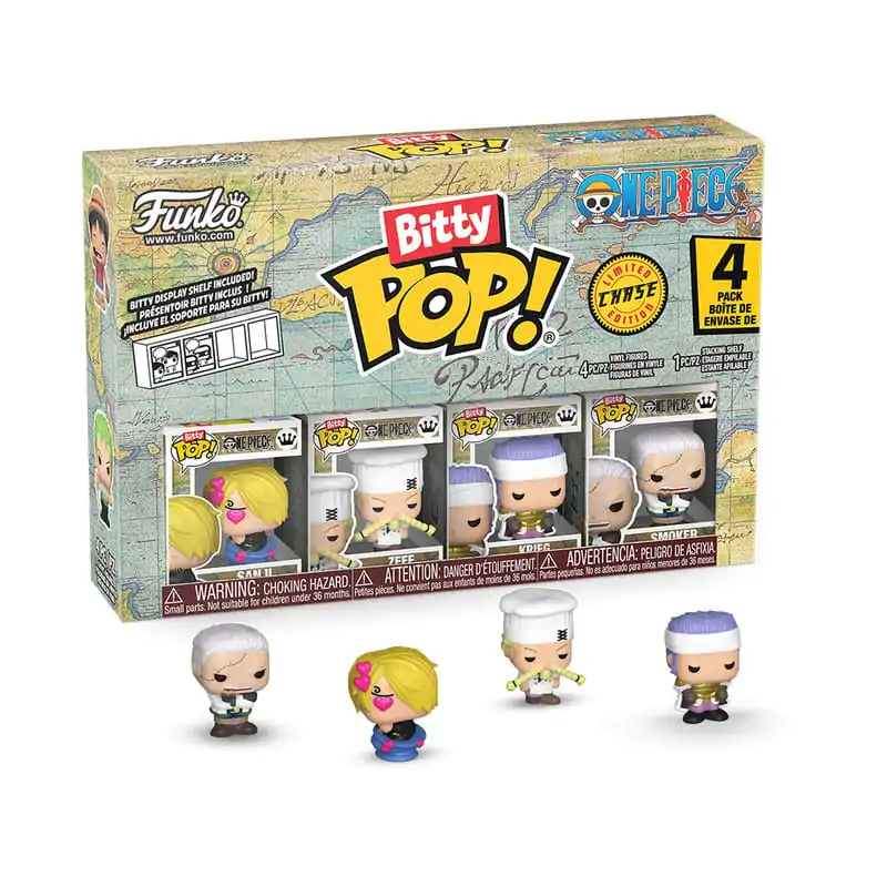One Piece Bitty Funko POP! vinil figura, pakiranje od 4 Sanji  fotografija proizvoda