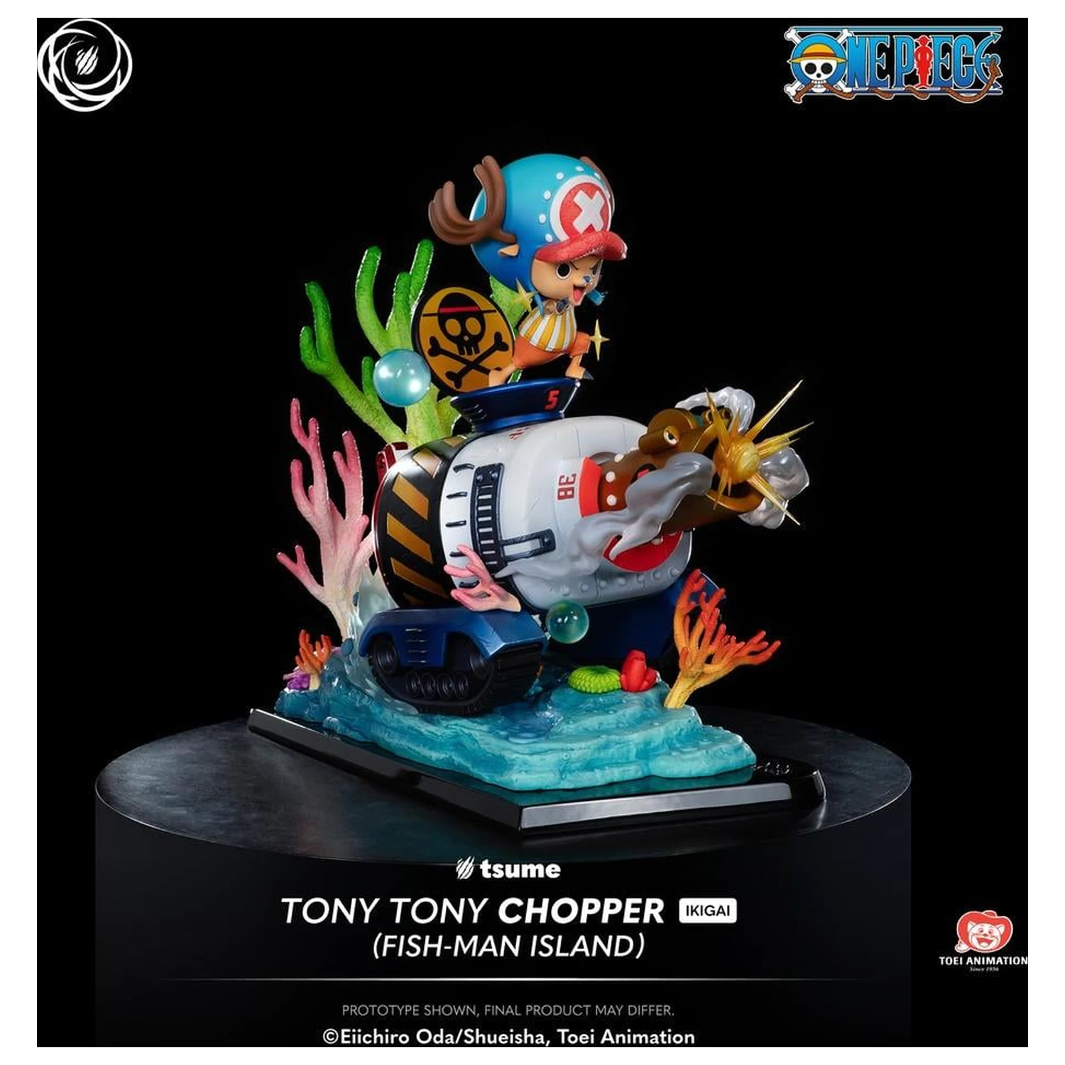 One Piece Chopper "Fish-Man Island" Statua Ikigai 1/6 By Tsume 34 cm fotografija proizvoda