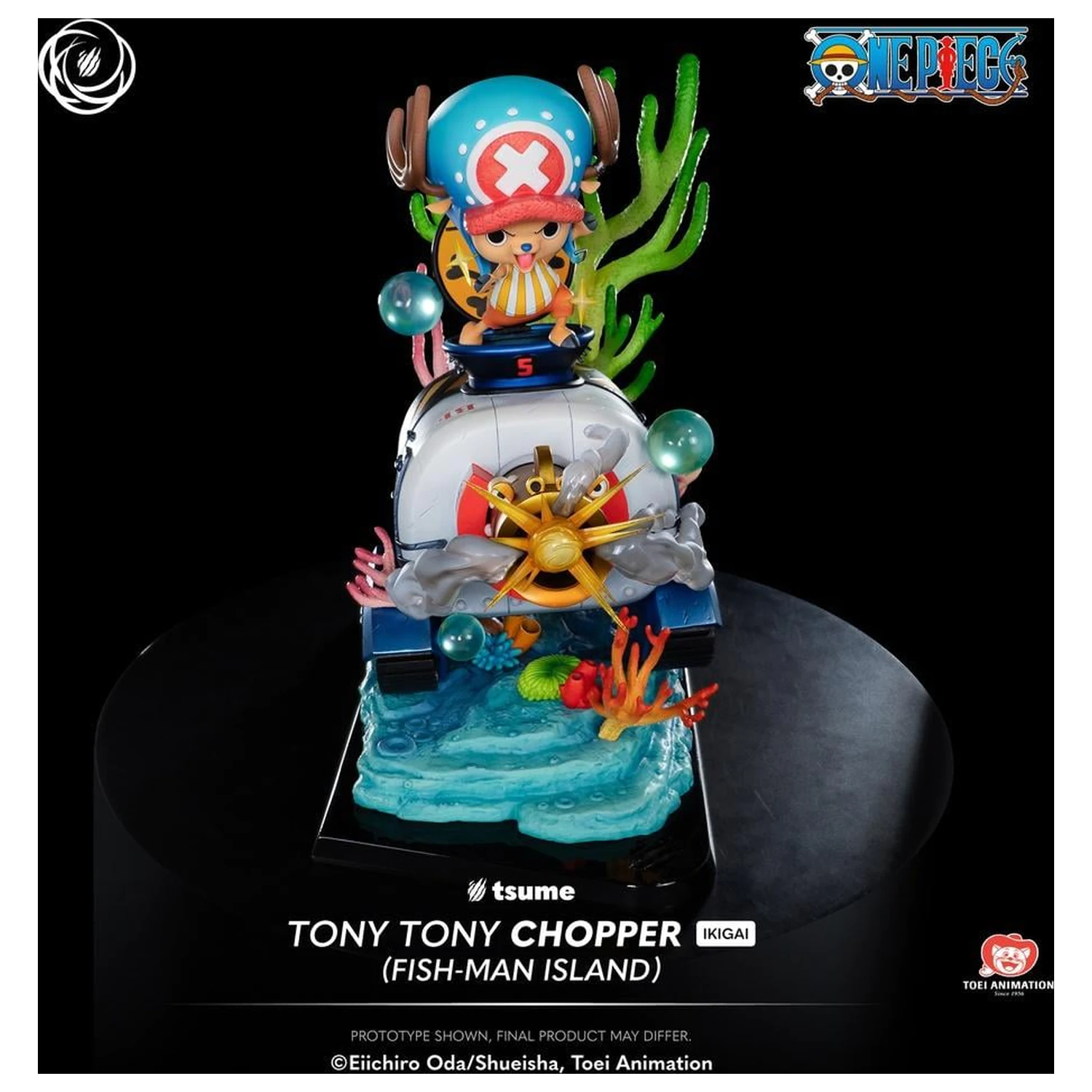 One Piece Chopper "Fish-Man Island" Statua Ikigai 1/6 By Tsume 34 cm fotografija proizvoda