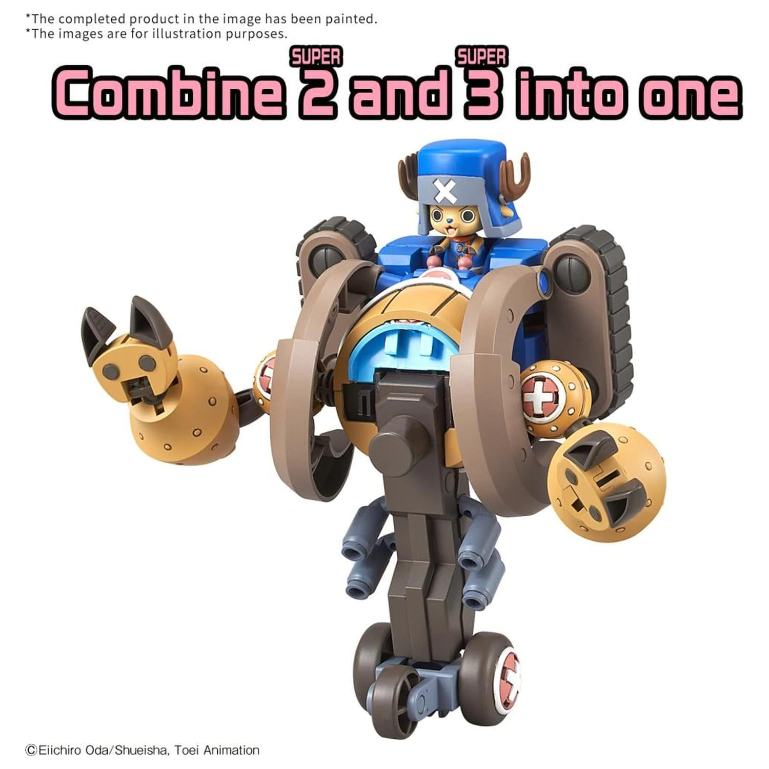 One Piece: Chopper Robo Super 2&3 Heavy Armor & Horn Dozer - Model set fotografija proizvoda