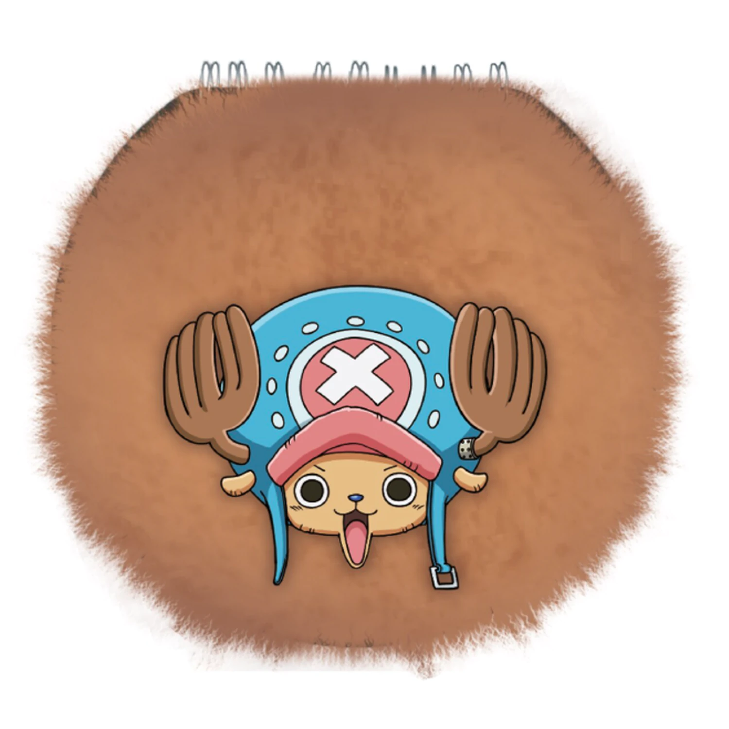 One Piece Chopper okrugla, mekana bilježnica fotografija proizvoda