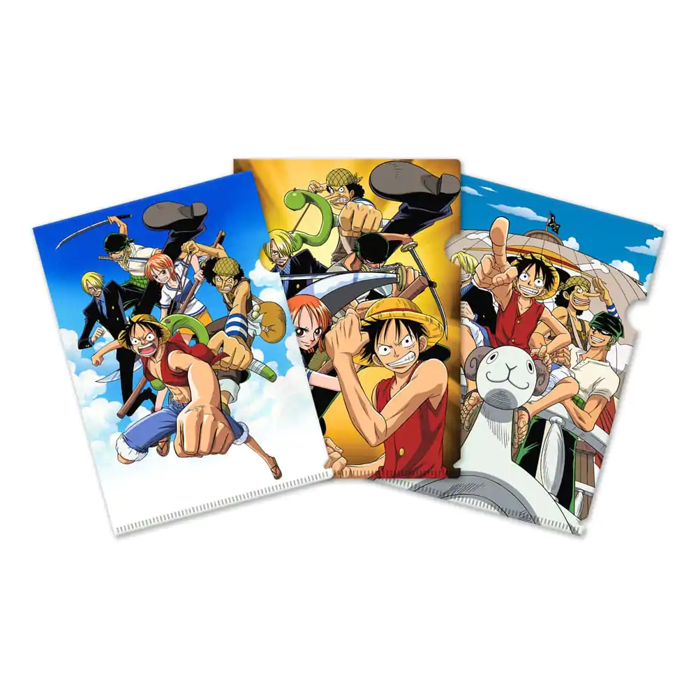 One Piece Set od 3 prozirne fascikle Classic Adventures fotografija proizvoda