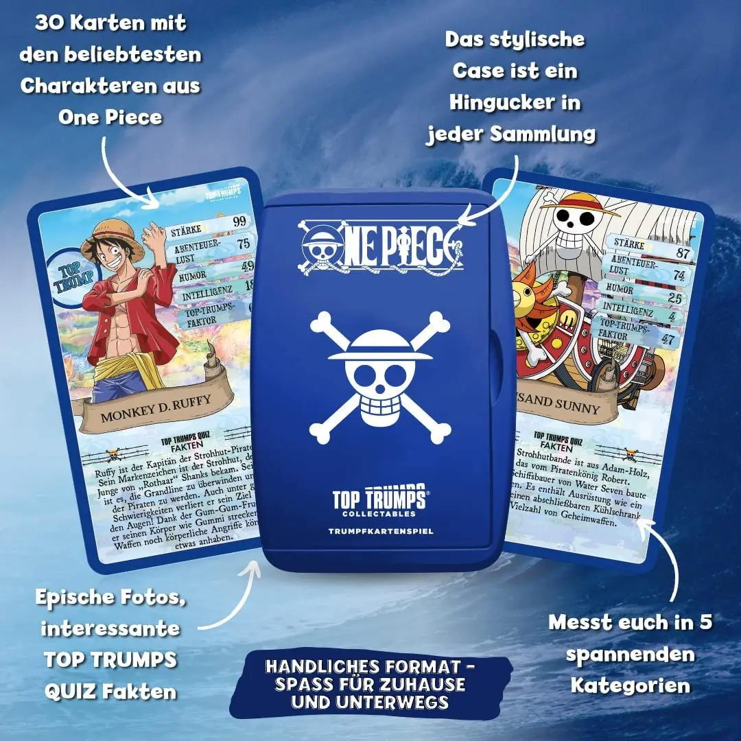 One Piece Collectables Card Game Top Trumps Quiz Collection *Njemačka verzija* fotografija proizvoda