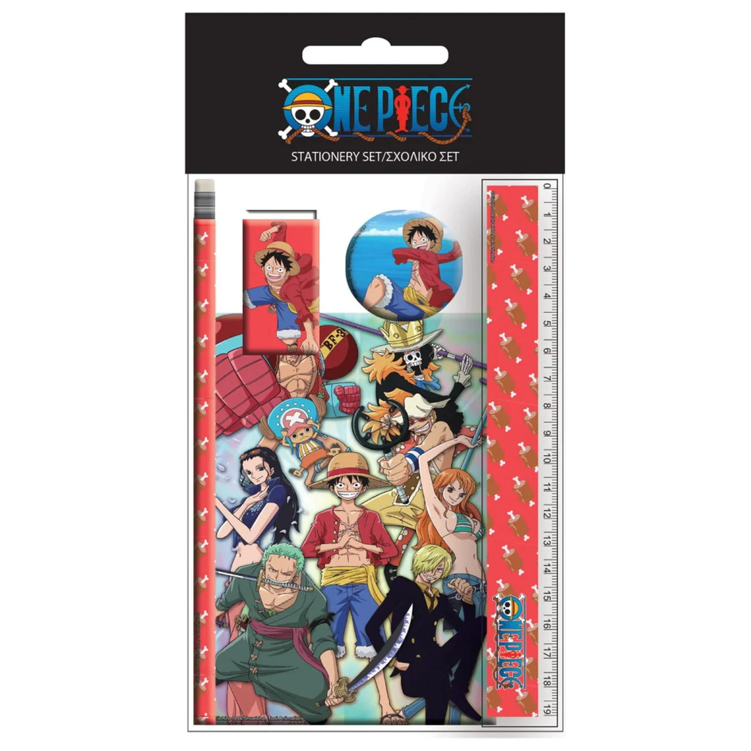 One Piece Crew set pribora za pisanje, 5 komada fotografija proizvoda