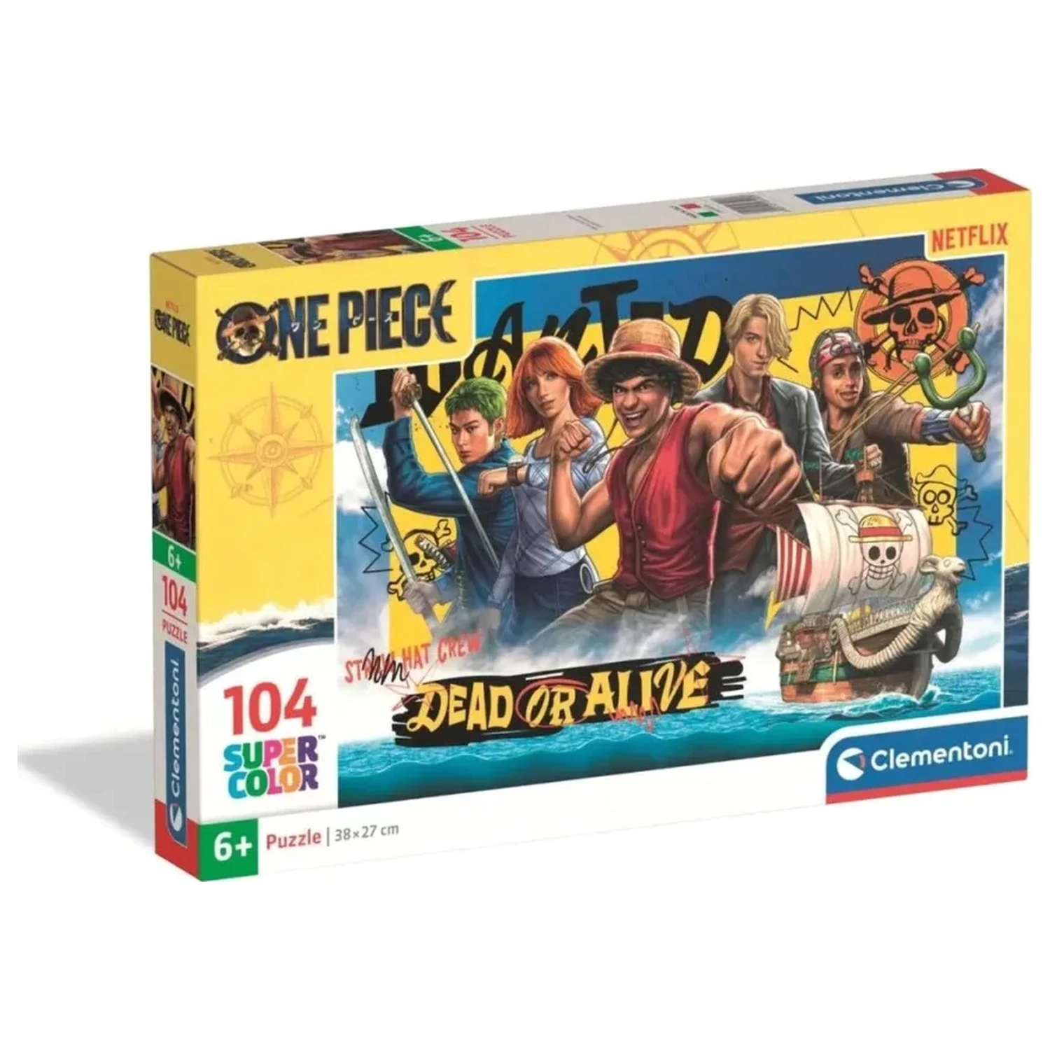 One Piece Dead or Alive puzzle od 104 komada fotografija proizvoda