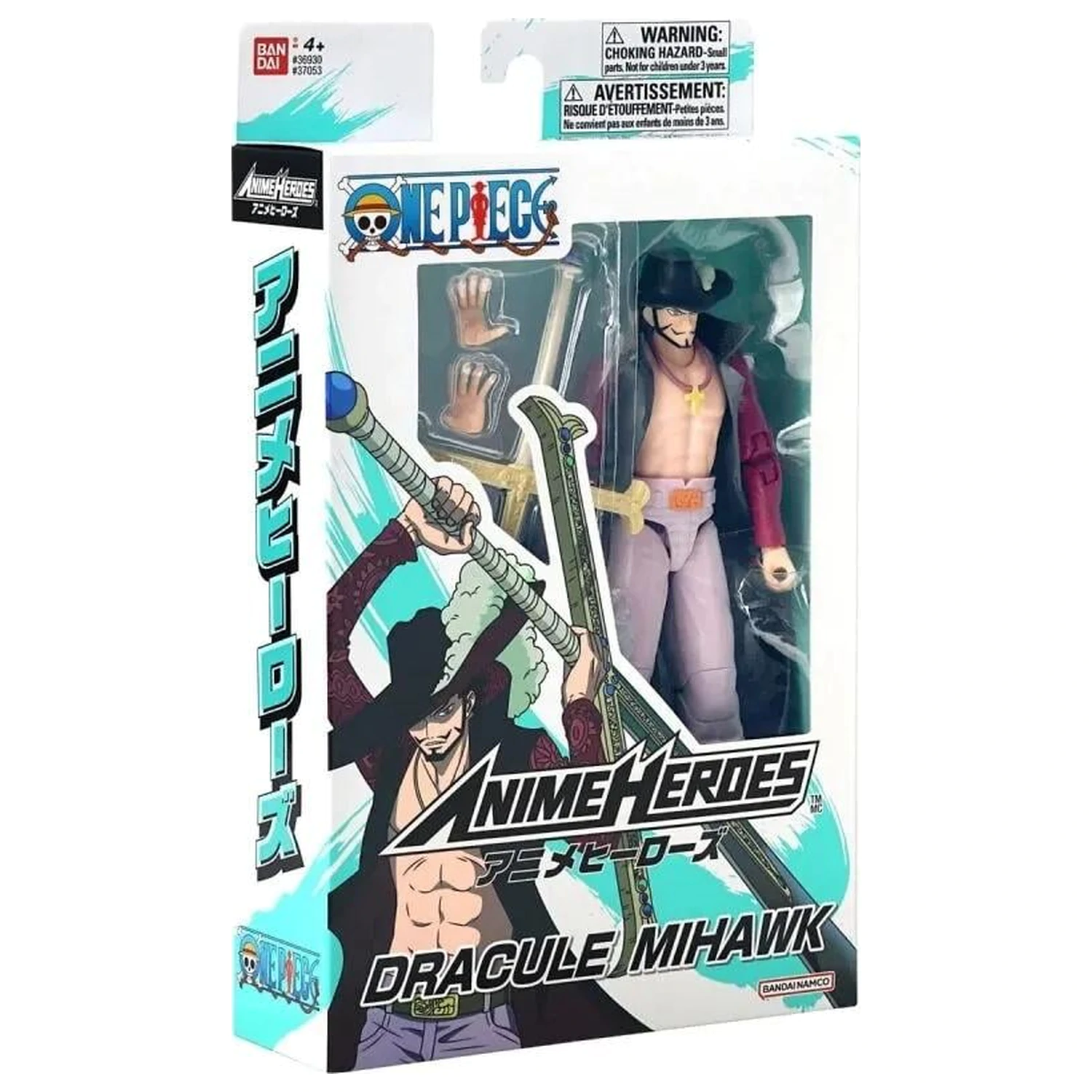One Piece Dracule Mihawk Figura Anime Heroes 17cm fotografija proizvoda