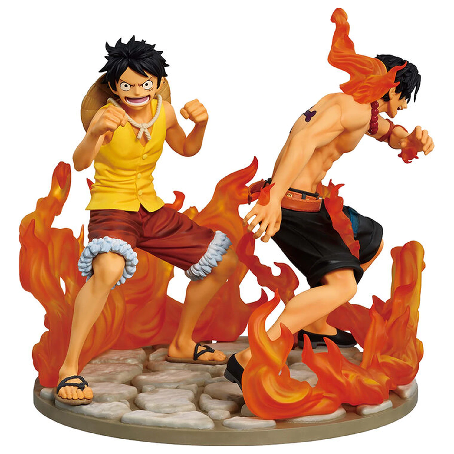 One Piece Dramatic Memories Ace & Luffy Ichibansho figura 15cm fotografija proizvoda
