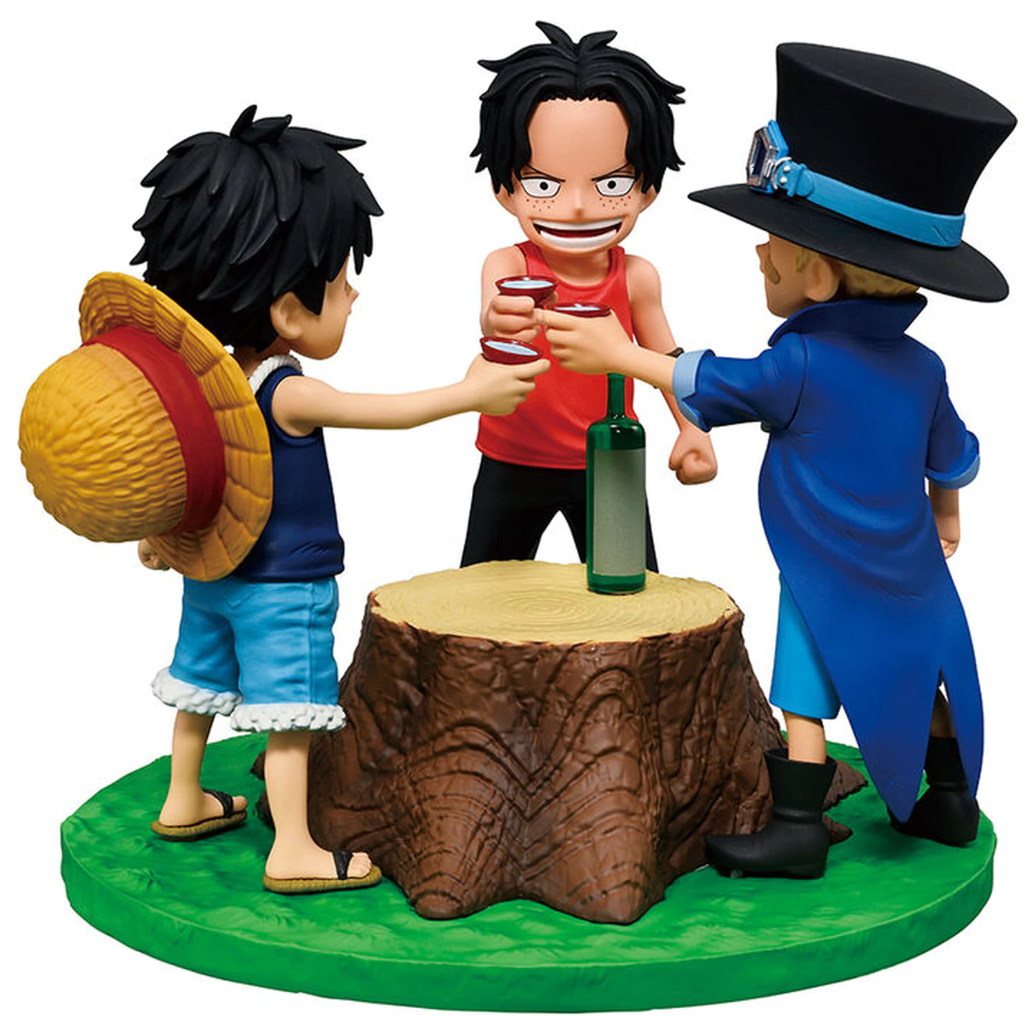 One Piece Dramatic Memories Ace & Sabo & Luffy Ichibansho figura 10cm fotografija proizvoda