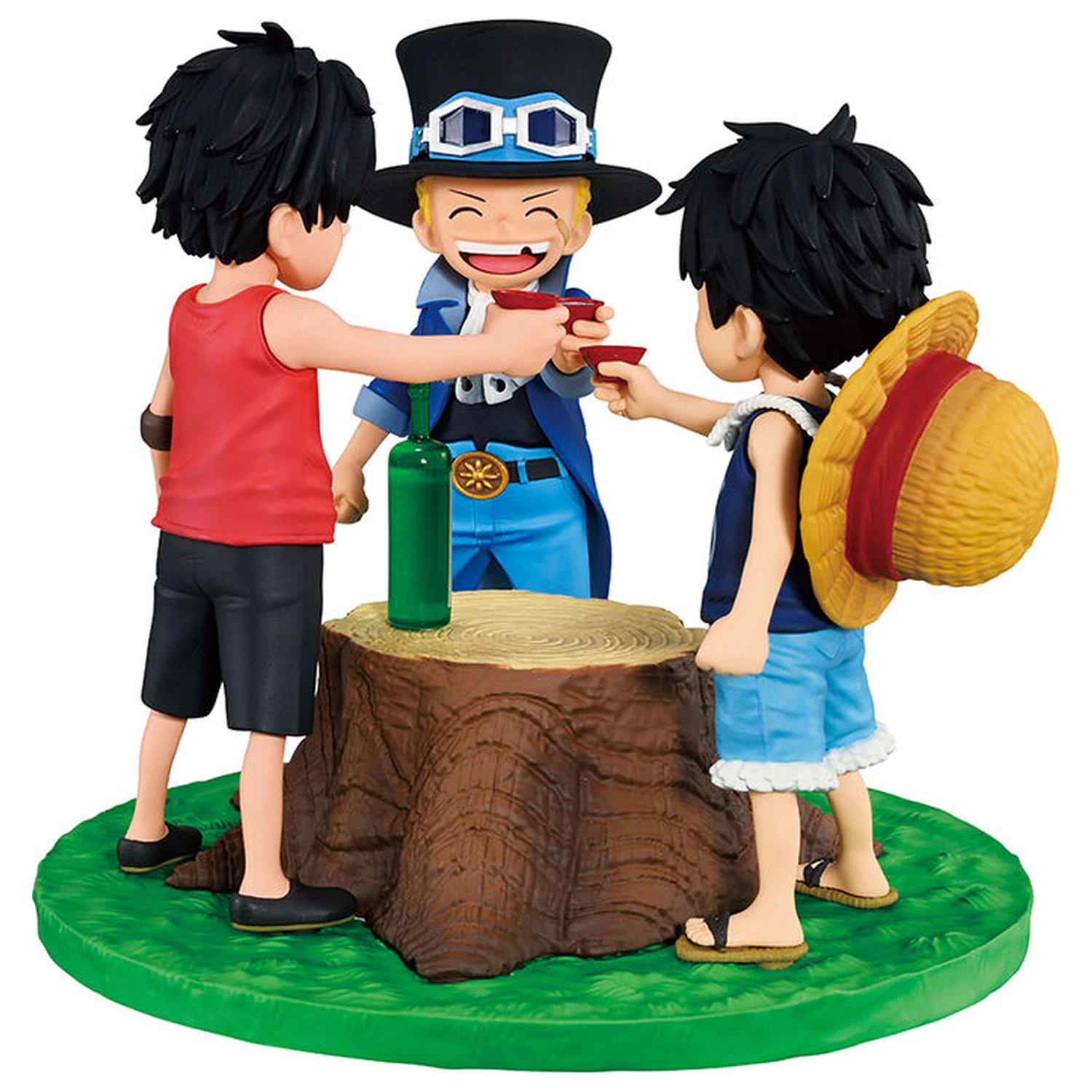 One Piece Dramatic Memories Ace & Sabo & Luffy Ichibansho figura 10cm fotografija proizvoda