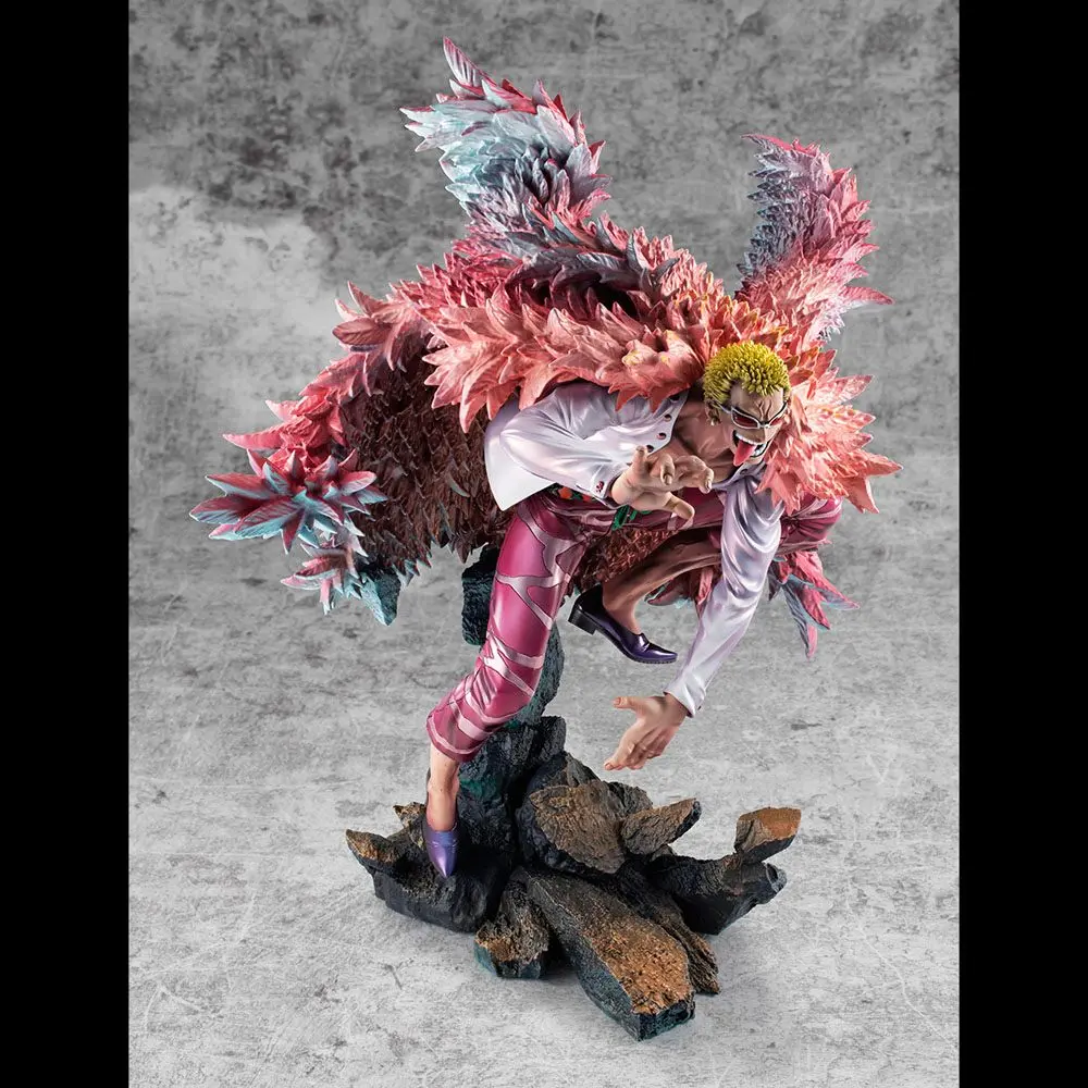 One Piece Excellent Model P.O.P PVC Kip SA-Maximum Heavenly Demon Donquixote Doflamingo 35 cm fotografija proizvoda