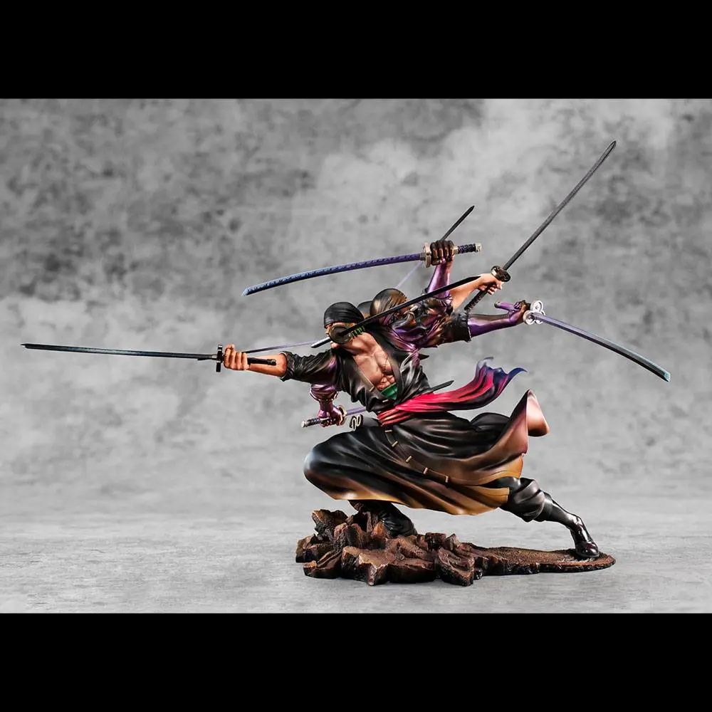 One Piece Excellent Model P.O.P PVC Kip SA-Maximum Roronoa Zoro Ver. Demon Spirit Kyuutouryuu Asura 17 cm fotografija proizvoda