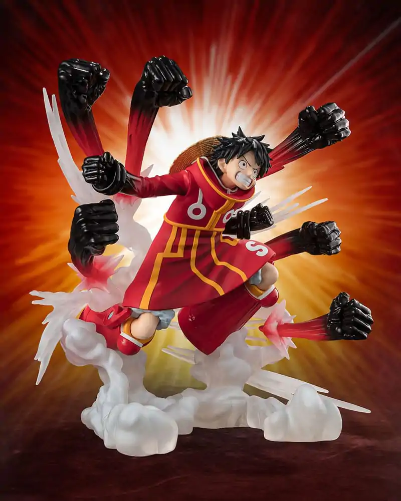 One Piece Figuarts ZERO Extra Battle PVC Kipić Monkey D. Luffy -Gum Gum Hawk Gatling- 19 cm fotografija proizvoda