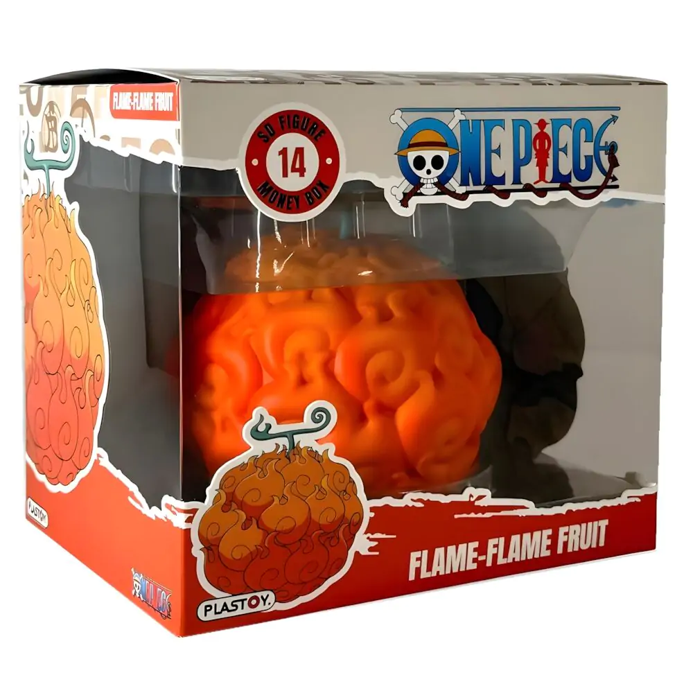 One Piece Flame-Flame Fruit kasica figura 8 cm fotografija proizvoda
